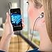 GOgroove Silver Earbuds In-Ear Earphones with Deep Bass & Custom Ear Gels - Noise Isolating Design , Durable Alloy Housing , & Angled for Comfort - Great for the Music , Podcasts , & More