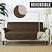 Home Fashion Designs Reversible Sofa Protector. Furniture Protector for Living Room with Secure Straps. Furniture Protectors for Kids, Dogs and Pets. (Sofa, Chocolate/Flax)