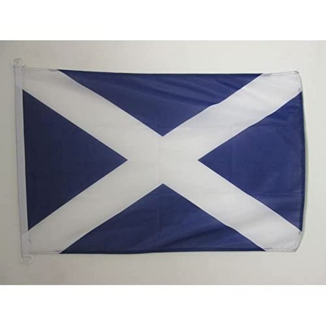 AZ FLAG - Scotland Flag - 3x5 Ft - For Outdoor - Scottish Banner Knitted Polyester with Two Plastic Rings - Fade Resistant - Vivid Colors - 3' x 5' Feet - 150x90 Cm