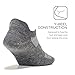 Feetures High Performance Ultra Light Cushion Ankle Sock - No Show Socks for Women & Men with Heel Tab - Heather Gray, M (1 Pair)
