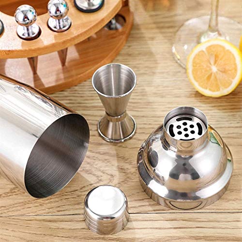 FAGavin Cocktail-Shaker-Set, Edelstahl-Barzubehörfamilie Bartending-Kombination-Tool (Größe: 750ml) (Size : 550ml) – Bild 7
