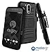 CellJoy Case Compatible with Moto G4 Plus [Ultra Rugged Hybrid] ((ShockProof)) Reinforced Impact Shield Bumper [Heavy Duty] Protection Cover Kickstand [Swivel Belt Clip Holster Combo] (Black)