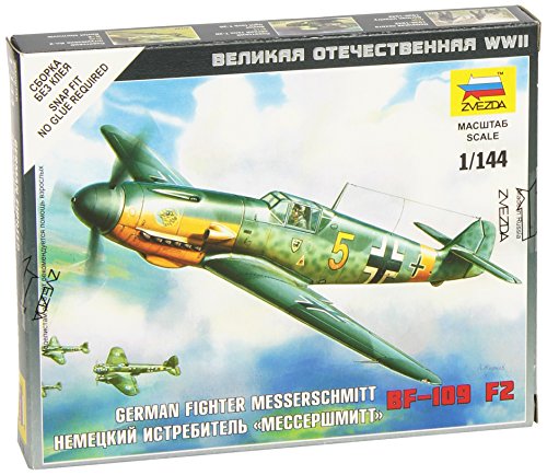 Zvezda Models 1/144 Messerschmitt Bf-109 F-2 New Tooling Snap Kit