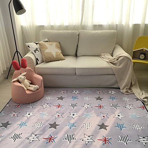 IHEARTYOU Little Star Foam Play Mat Soft Baby Crawling Cushion Non-Slip Non Toxic Kids Game Mat Playmats Baby Outdoor Indoor Floor Mat, 78.7"x59", 0.8" Thick
