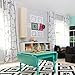 brightmaison Pair of Tree and Bird Pattern Curtains, Each Panel Measures 98