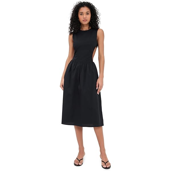 slim fit dress slacks Solid & Striped | The Halter Soglio Dress | XL