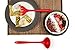 Silicone Kitchen Utensil Set, 10 Piece Best Kitchen Utensils, Non-Stick Cooking Utensils Set, Heat Resistant Kitchen Gadgets with Solid Core for Cooking Baking BBQ (Red)
