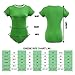 Littleforbig Adult Baby Diaper Lover (ABDL) Button Crotch Romper Onesie Pastel Series Green XXL