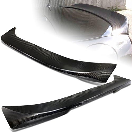 HK5 Real Carbon Fiber Rear Deck Trunk Spoiler Wing Compatible with 1990-1997 Mazda Miata/MX-5