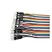 OdiySurveil 40PIN 20cm 1P-1P Male to Male Breadboard Cable Jump Wire Jumper For Arduino(Pack of 2)