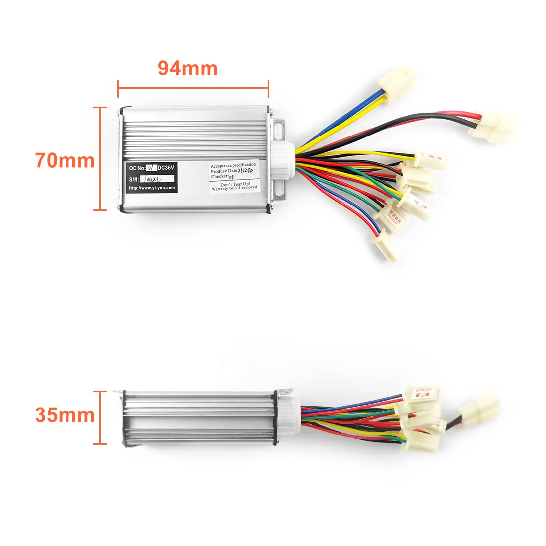 L-faster 36V 48V 1000W Scooter Brush Motor Controller Motor Controller for Tricycle Scooter Brushed Controller