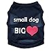 Mikey Store Pet Dog Cat Clothes Cute Panda Puppy Apparel Winter Warm Outwear Coat (Black-B, XS)