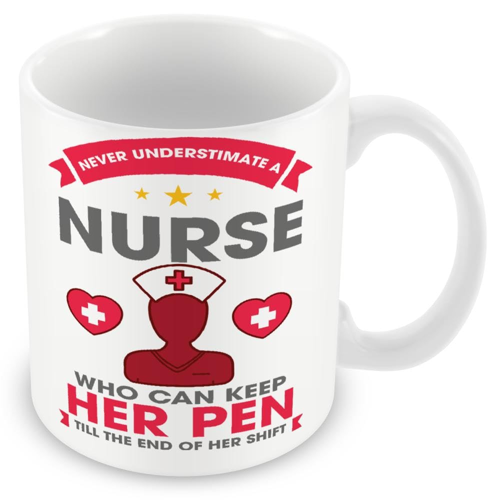 Mug Gift for Nurses - Funny Nurse Joke Humour