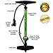 AerGun X-1000 Bike Pump - Unique AerTight Pump Head for Easiest use with Both Presta and Schrader Bicycle Pump Valves - Pressure Gauge - 160 PSI - Plus Bonus: eBook on Tires