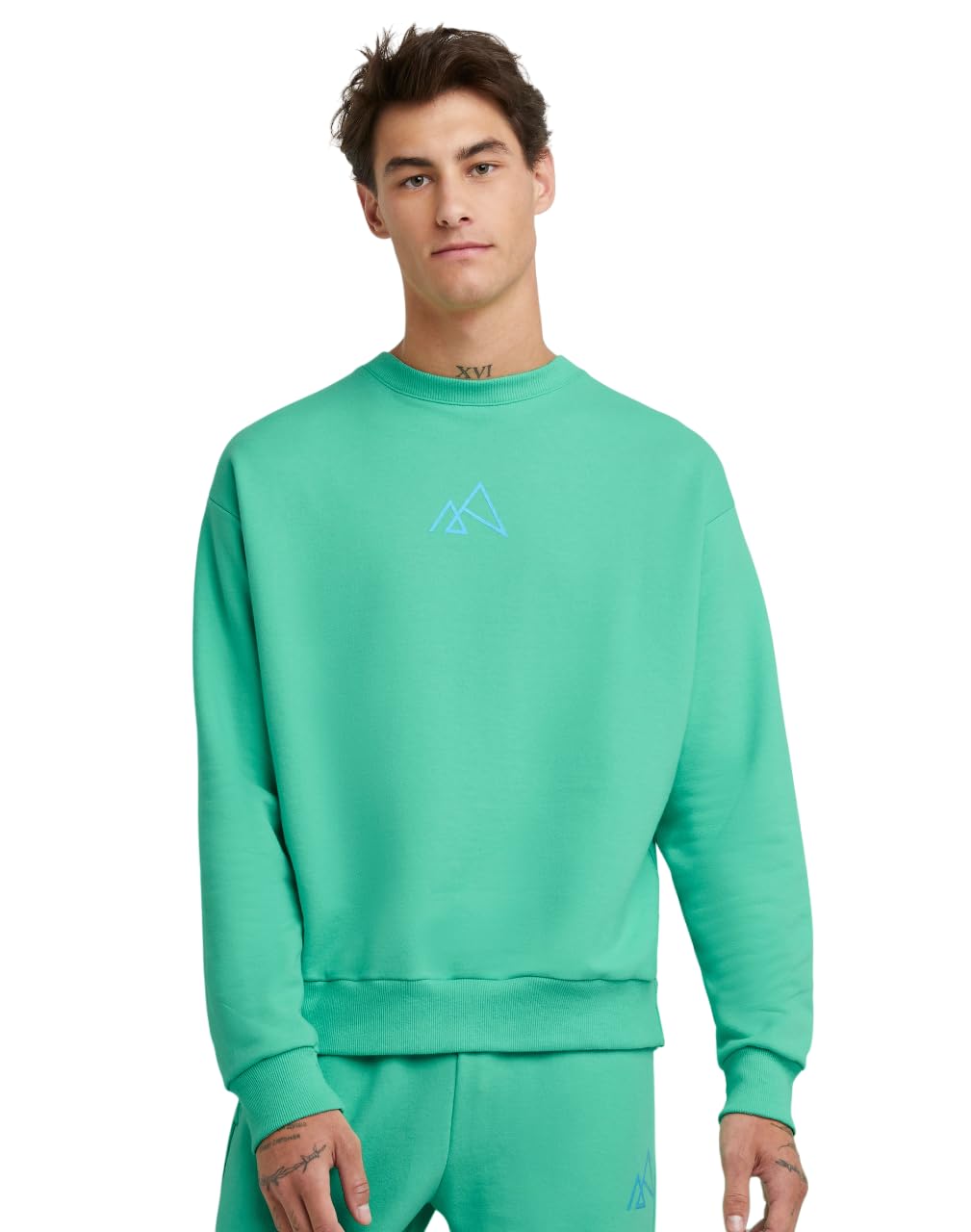 Photo 1 of Hanes Explorer Adult French Terry Crewneck Sweatshirt, M