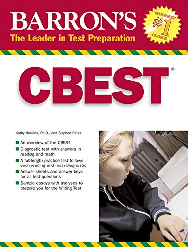 CBEST: California Basic Educational Skills Test (Barron's Test Prep CA ...