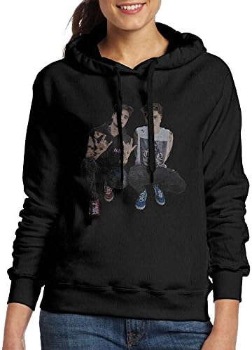 Martinez&amp;Twins Young Women's Pullover Casual Cotton Hooded Sweatshirt