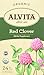 Alvita Organic Red Clover Herbal Tea - Made with Premium Quality Organic Red Clover Blossoms, with Dried Sweet Grass Flavor, 24 Tea Bags