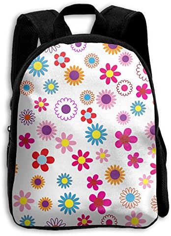 AHOOCUSTOM Flower Pattern 3D Print Custom Unique Casual Backpack Schoolbag Shoulder Bag For Boys Teen Girls Kids