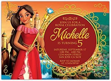 Elena of Avalor Birthday Party Invitations ANY AGE Custom