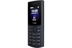 Nokia 110 4G | Dual SIM | GSM Unlocked Mobile Phone | Volte | Blue | International Version | Not AT&T/Cricket/Verizon Compatible