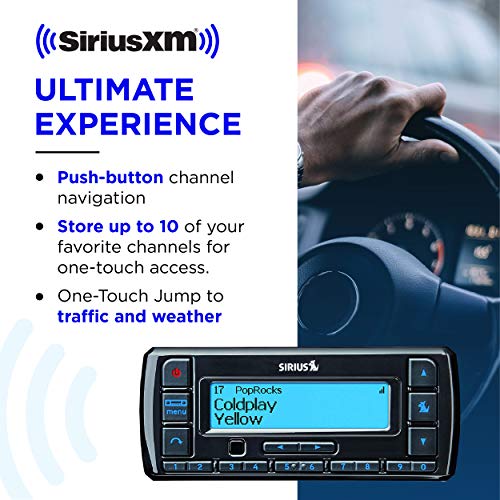 SiriusXM Stratus 7 Satellite Radio with Vehicle Kit 3 MONTHS ALL