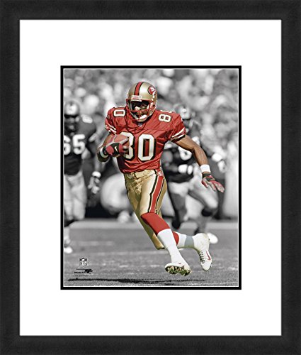 NFL San Francisco 49ers Jerry Rice, Beautifully Framed and Double Matted, 18â€ x 22â€ Sports Photograph