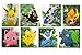 Pokemon 8 Piece Christmas Tree Ornament Set - Unique Shatterproof Plastic Design Around 2.5