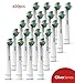 The Ultimate Oral B Replacement Brush Heads | 20 Pack Floss Action Toothbrush Heads| Removes Plaque and Decreases Gingivitis by Oliver James 