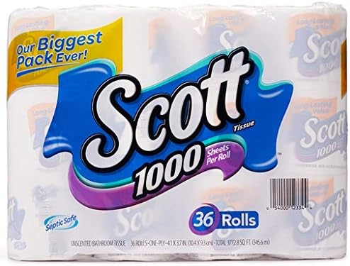 Scott 1000 Sheets Per Roll Toilet Paper 
