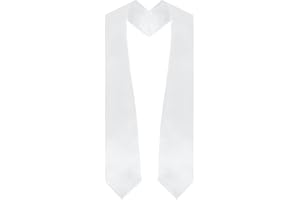gradois Unisex Adult Plain Graduation Stole/Sash 60" long