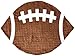 Mud Pie Football Blanket Stroller Brown