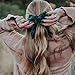 Aileam 9 PCS Hair Scrunchies Bow Velvet Elastics Hair Ties Scrunchy Hair Bands Vintage Aceessories Ponytail Holder for Women Girls