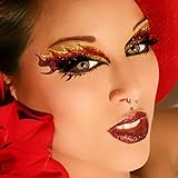 Blaze Glitter Eyes False Eyelashes Eye Paint Eye Art Sexy Exotic Eyes Applique