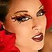 Blaze Glitter Eyes False Eyelashes Eye Paint Eye Art Sexy Exotic Eyes Applique