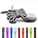 DB Elastic No Tie Shoe Laces, Replacement Shoelaces, Flat Elastic Shoe Laces for Running, Athletic, Mens, Womens, Kids