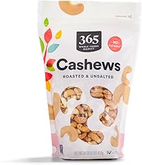 365 by Whole Foods Market, Roasted Unsalted Cashews, 16 Ounce