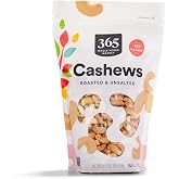 365 by Whole Foods Market, Roasted Unsalted Cashews, 16 Ounce