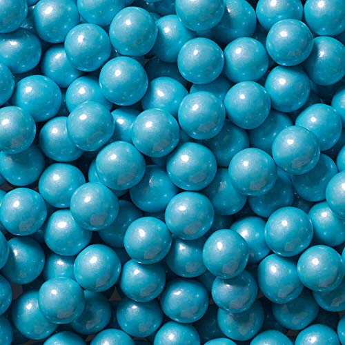 Color It Candy Shimmer Powder Blue Sixlets 2 Lb Bag - Perfect For Table Centerpieces, Weddings, Birt - //coolthings.us