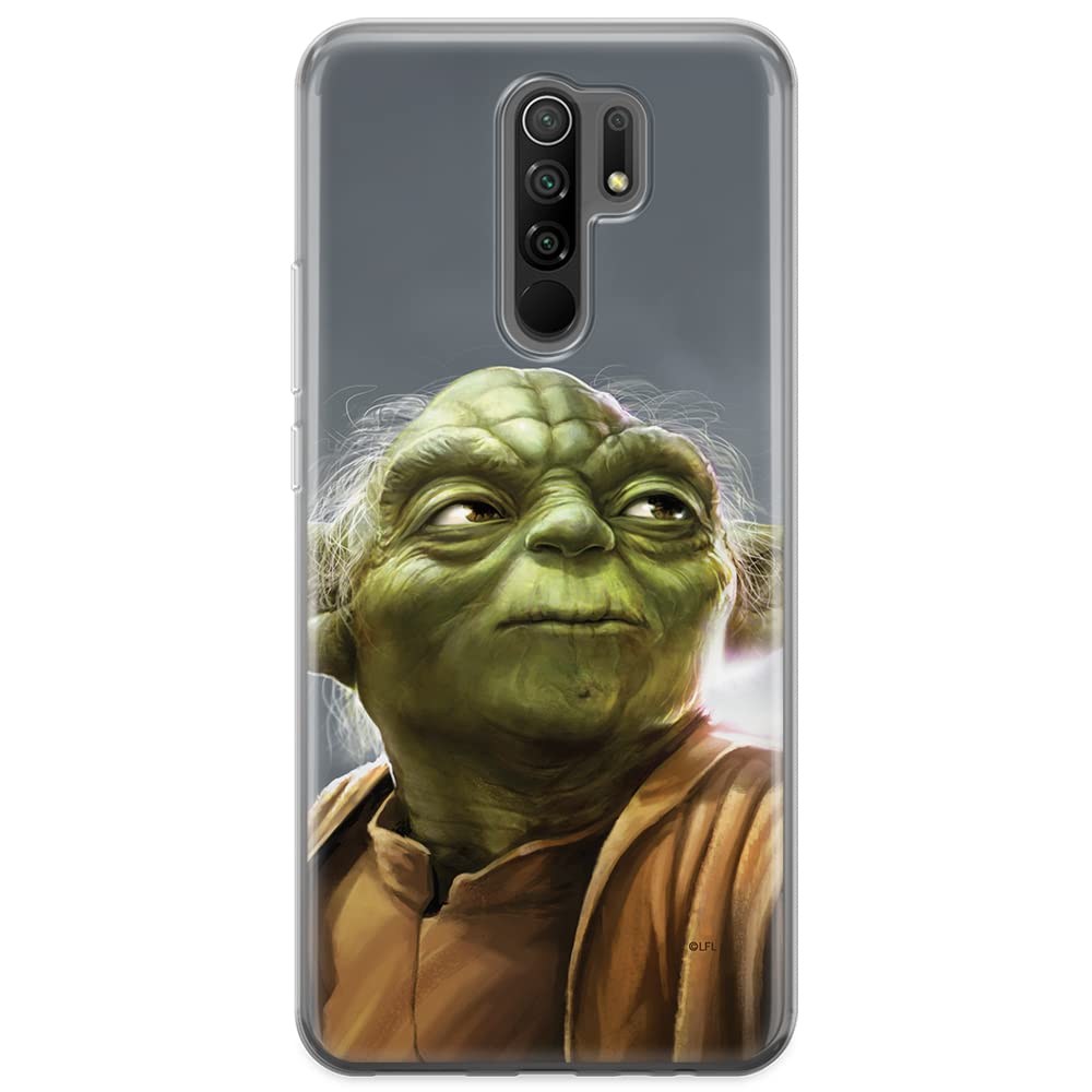 ERT GROUP mobile phone case for Xiaomi REDMI 9 original and officially Licensed Star Wars pattern Yoda 006 optimally adapted to the shape of the mobile phone, case made of TPU