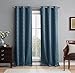 HLC.ME Lattice Thermal Room Darkening Energy Efficient Blackout Curtains for Bedroom - Set of 2-84