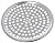 Browne (575355) 15" Perforated Aluminum Pizza Tray