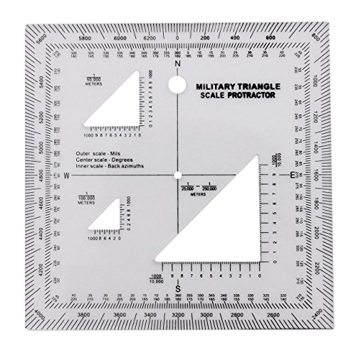 image for GOTICAL- Military UTM/MGRS Coordinate Scale-For Map Reading and Land N