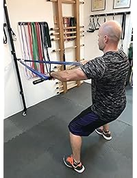 anazao equipo de Fitness barra de función de (advanced) banda de resistencia plana de 40" (para uso con plano, bandas de resistencia de bucle continuo)