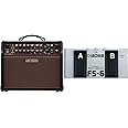 Boss Acoustic Singer Live 60-Watt Bi-Amp Acoustic Combo with FX and Boss FS-6 Dual Foot Switch