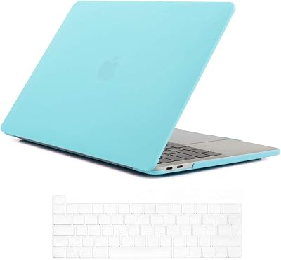 Se7enline MacBook Pro 13 case Turquoise Blue A2338 A2251 A2289 with Touch Bar
