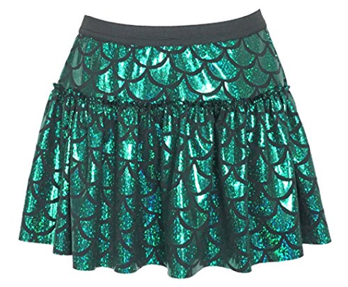 Sparkle AthleticGreen Mermaid Sparkle Running Skirt | Running Costume | Glitter Running Skirt