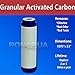 Granular Activated Carbon Water Filter Cartridge by Ronaqua WELL-MATCHED with WFPFC9001, AP117, GAC-10, FXUTC, GAC1(6 Pack)