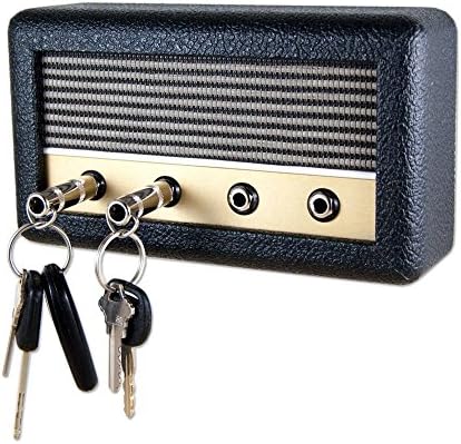 DropLight Combo Series Dalton Guitar Amp Wall Mounted Key Holder w/4 Keychains