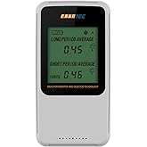 Digital Radon Detector III, Tempered Glass, 300 DPI Screen, Easy to Use, White, Bq/M3, pCi/L, Switchable, 3 AAA Batteries Las